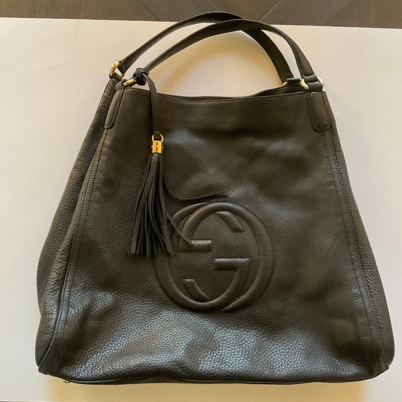 GUCCI Pebbled Leather LARGE SOHO Shoulder Bag Excellent Condition - Picture 2 of 16
